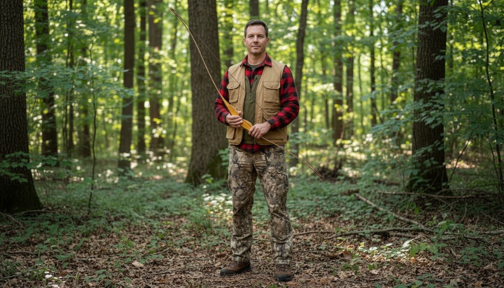 David S. with their Imperator The Praetorian custom traditional bow in Osage Orange & Bocote