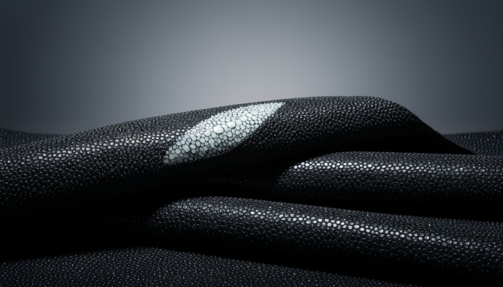 Stingray leather grip material texture used on Heirloom tier bows